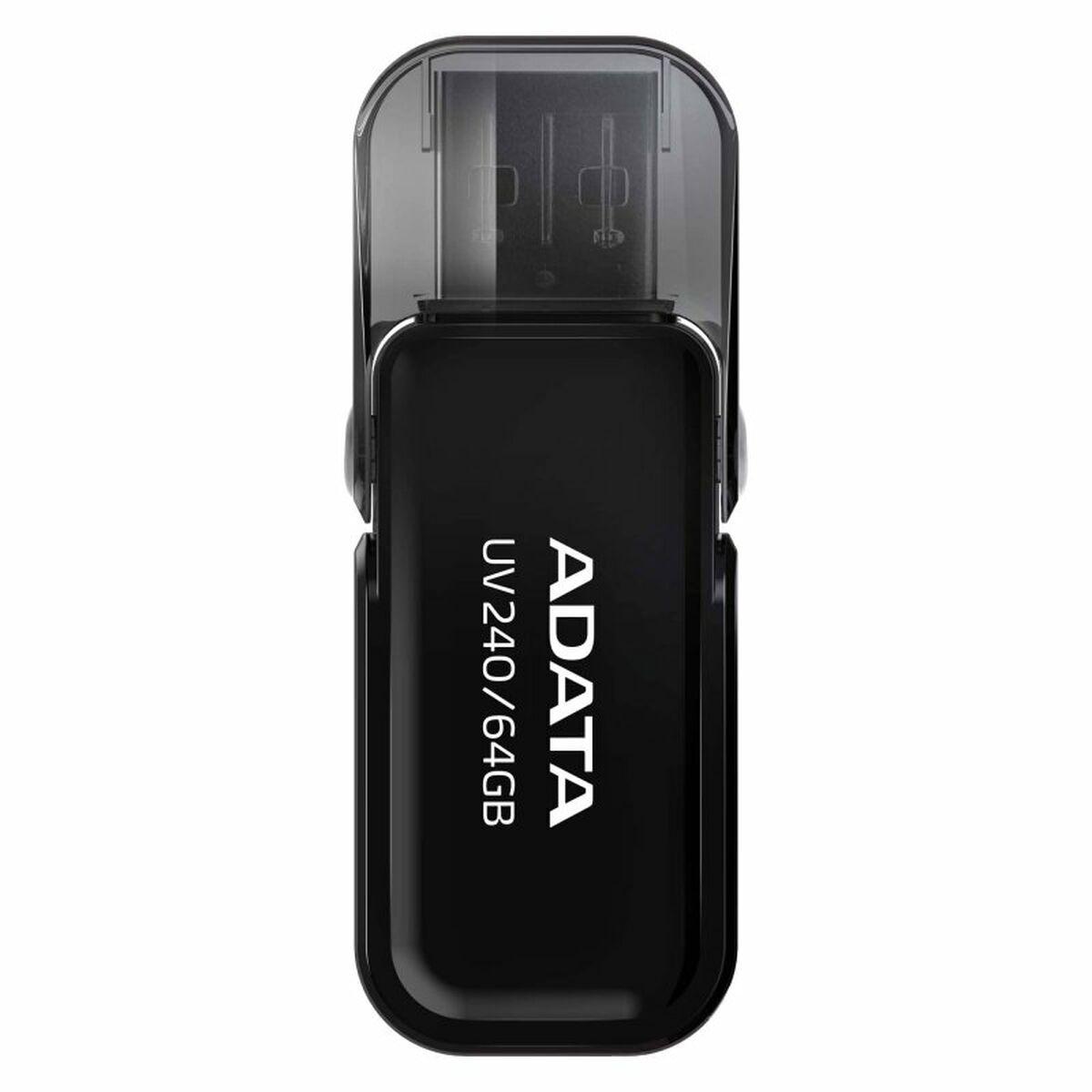 Memória USB Adata AUV240-64G-RBK 64 GB Preto
