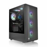 Caixa Semitorre ATX THERMALTAKE S200 TG ARGB Preto
