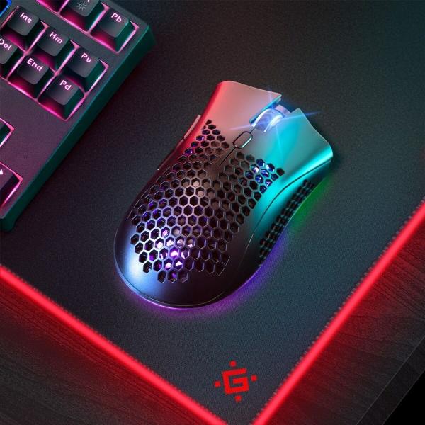 Rato sem Fios Defender WARLOCK GM-709L Preto