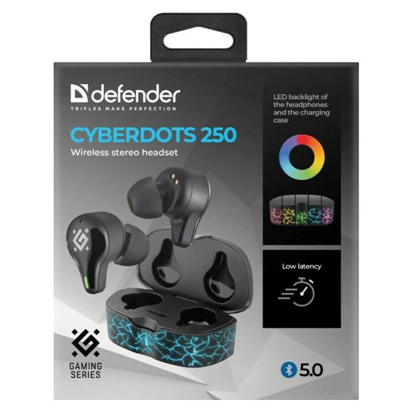 Auriculares Defender CYBERDOTS 250 Preto Multicolor