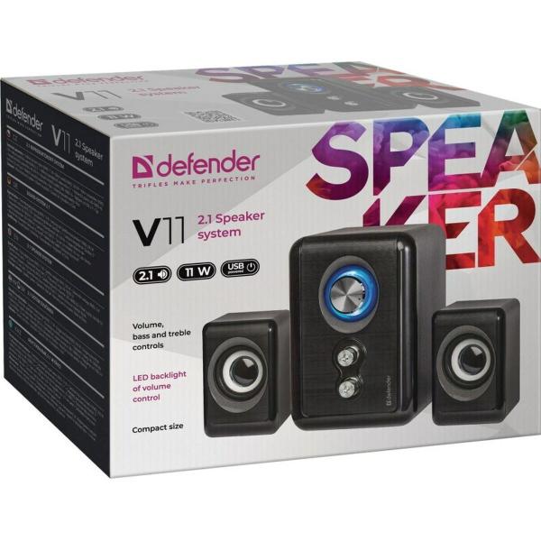 Altifalante PC Defender V11 Preto