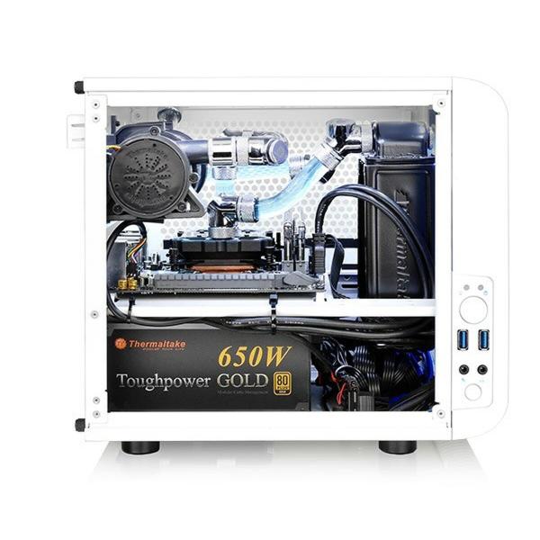 Caixa Semitorre Mini ITX THERMALTAKE Core V1 Snow Edition Branco
