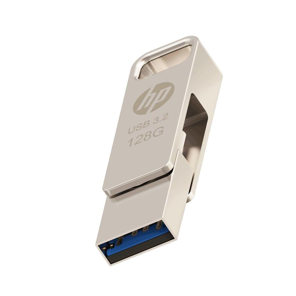 Memória USB HP HPFD206C-A-128 Metal 128 GB