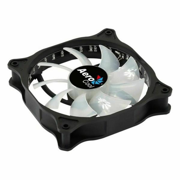 Ventilador de Caixa Aerocool Cosmo 12 Ø 12 cm 1000 rpm RGB LED Ø 12 cm (1 Unidade)