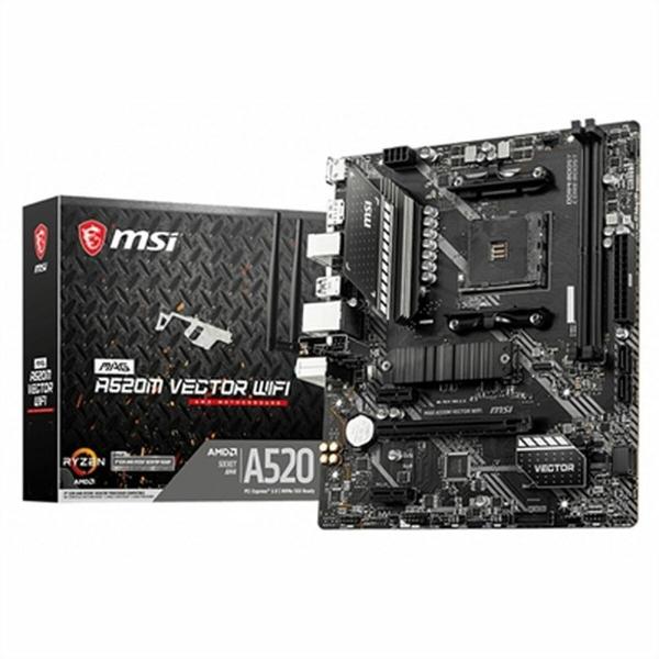 Placa Mãe MSI MAG A520M VECTOR WIFI mATX AMD AM4