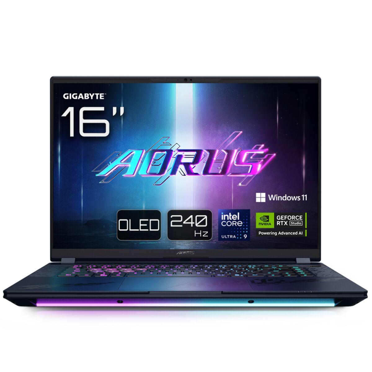 Laptop Gigabyte AORUS MASTER 16 BZHC6PTE64SP 16" intel core ultra 9 275HX 32 GB RAM 1 TB SSD nvidia geforce rtx 5090 Qwerty espa