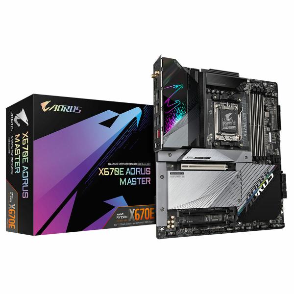 Placa Mãe Gigabyte X670E AORUS MASTER AMD X670 AMD AM5