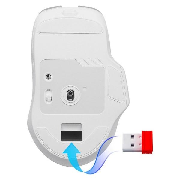 Rato Gaming Defender GM-056 ASTRO ELITE Branco 3200 DPI