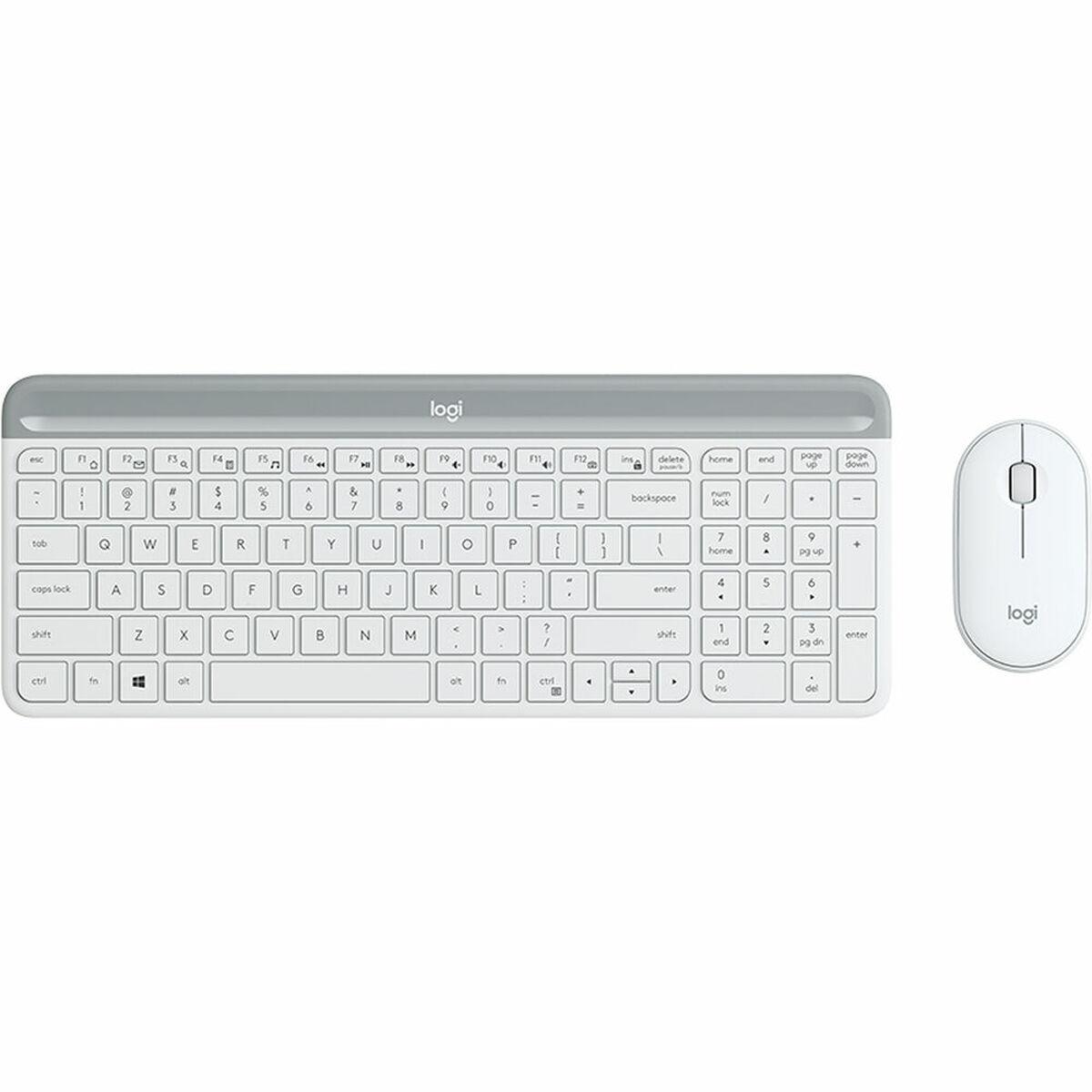 Teclado e Rato sem Fios Logitech 920-009199 Qwerty espanhol Espanhol
