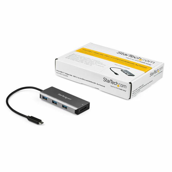 Hub USB 3 Portas Startech HB31C3ASDMB          Prata