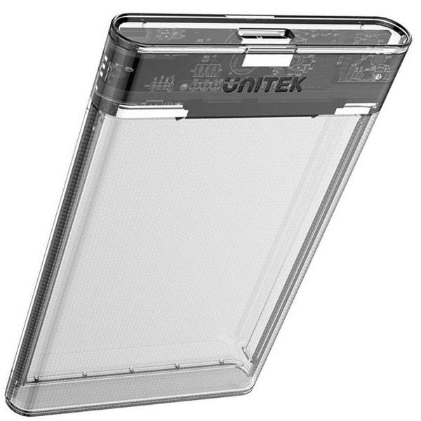 Caixa externa Unitek S1103A Cinzento Transparente 2,5"