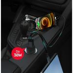 Carregador de Carro Unitek P1400A 38 W Preto