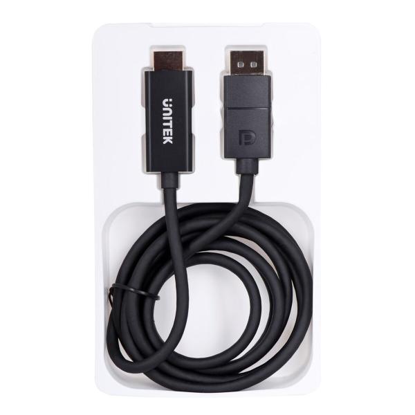 Cabo DisplayPort a HDMI Unitek V1608A Preto 1,8 m