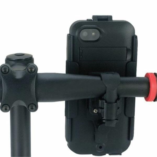 Suporte de Telemóvel para Bicicleta Muvit  4" Preto Plástico