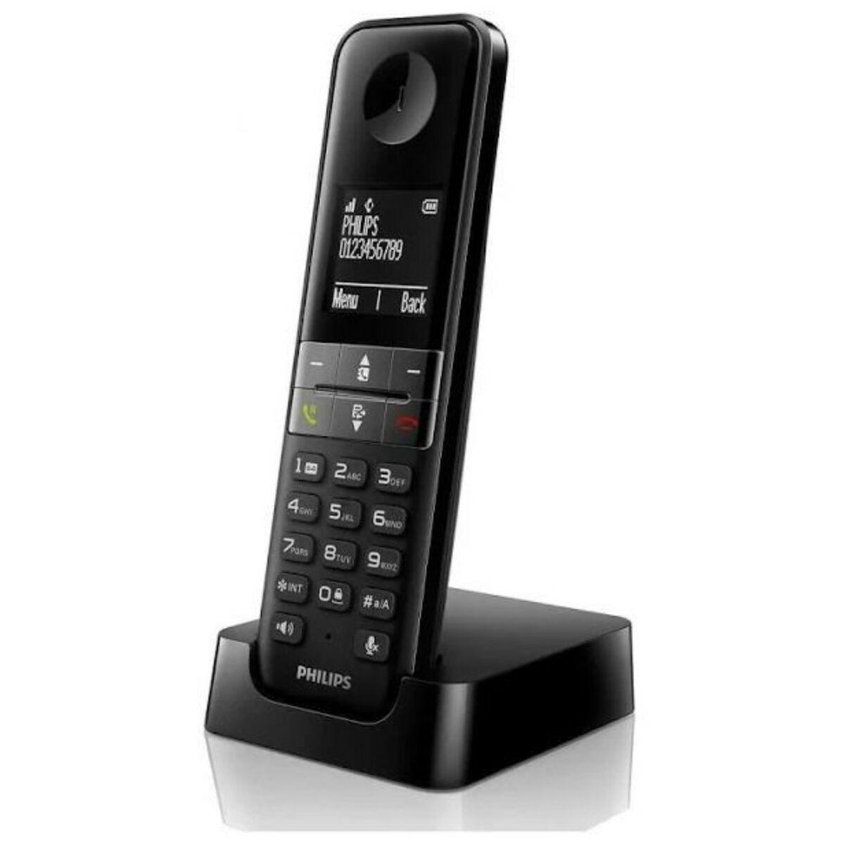 Telefone sem fios Philips D4701B/34 Preto