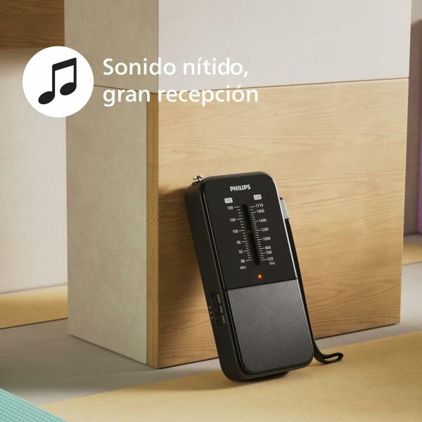 Rádio Transistor Philips TAR1509/00 Preto