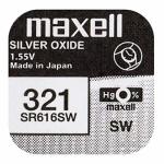 Pilhas de botão Maxell SR616SW 321 1,55 V Pilhas de Botão