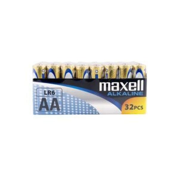 Pilhas Alcalinas Maxell LR06 1,5 V (32 Peças) (8 Unidades)