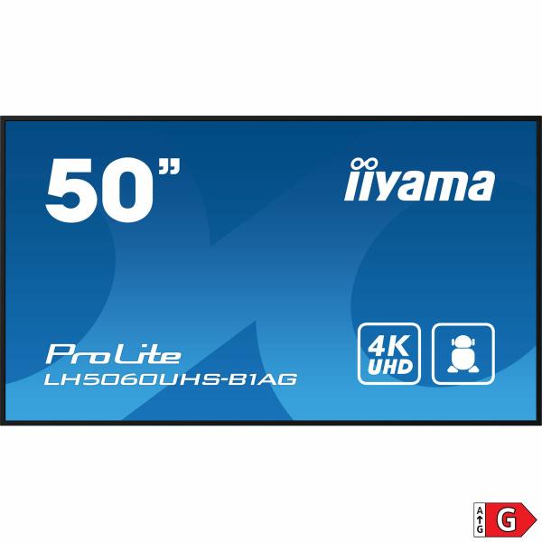 Monitor Videowall Iiyama LH5060UHS-B1AG 4K Ultra HD 50"