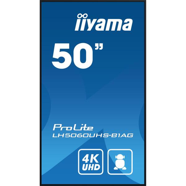Monitor Videowall Iiyama LH5060UHS-B1AG 4K Ultra HD 50"