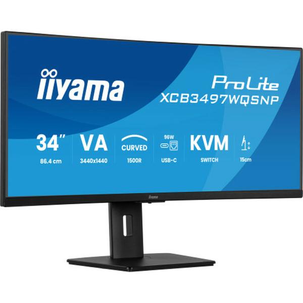 Monitor Iiyama XCB3497WQSNP-B1 UltraWide Quad HD 34"