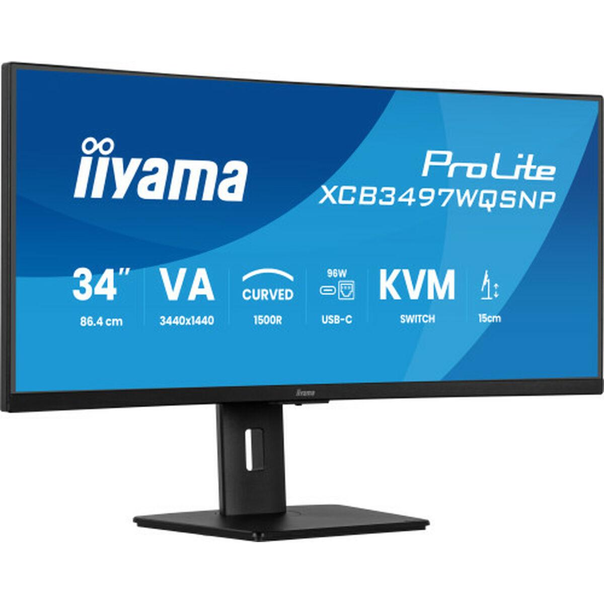 Monitor Iiyama XCB3497WQSNP-B1 UltraWide Quad HD 34"