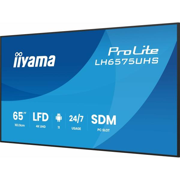Monitor Iiyama LH6575UHS-B2AG 65" 4K Ultra HD