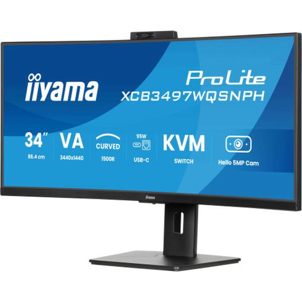 Monitor Iiyama XCB3497WQSNPH-B1 34" UltraWide Quad HD
