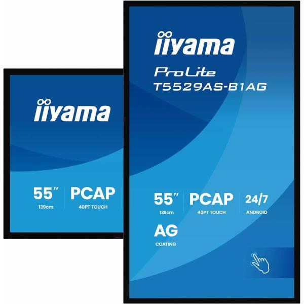 Monitor Videowall Iiyama T5529AS-B1AG 4K Ultra HD 55"