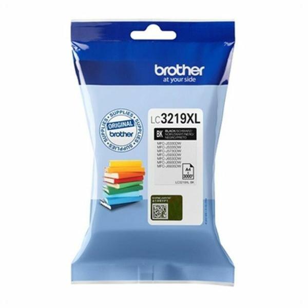 Tinteiro de Tinta Original Brother LC3219XLBK Preto