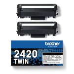 Tinteiro de Tinta Original Brother TN2420TWIN Preto