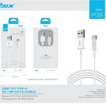 Cabo de Dados USB para Type-C (3M) – 3A
