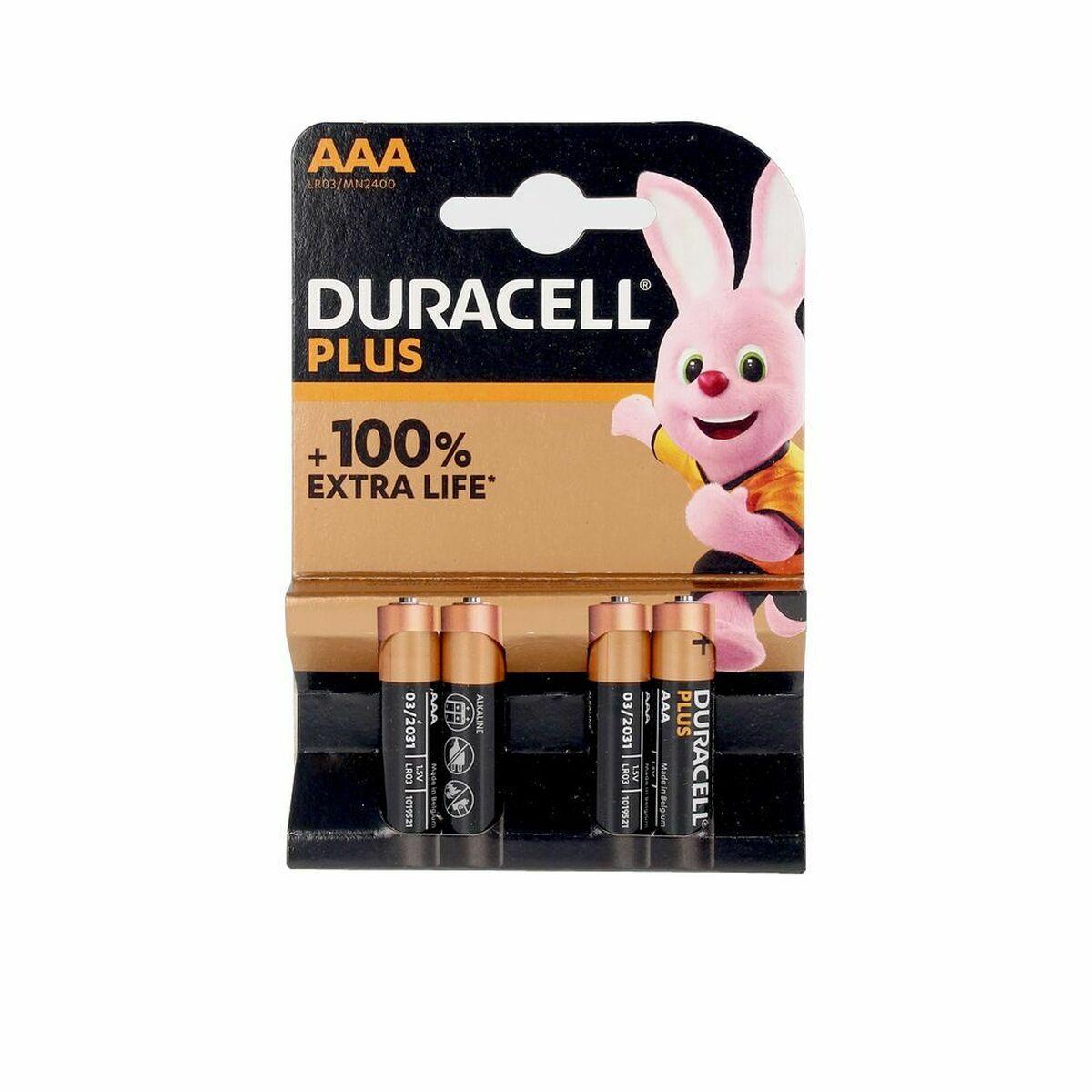 Pilhas DURACELL Plus LR03 (4 uds)