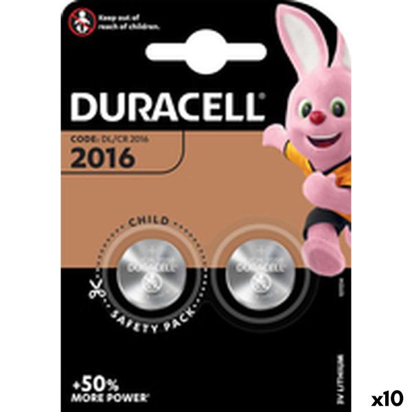 Pilhas de botão DURACELL DL2016 K2 3 V (10 Unidades)