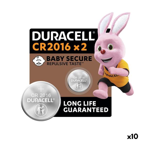 Pilhas de botão DURACELL DL2016 K2 3 V (10 Unidades)