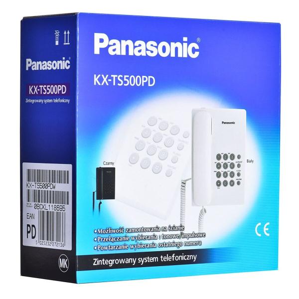 Telefone IP Panasonic KX-TS500PDW