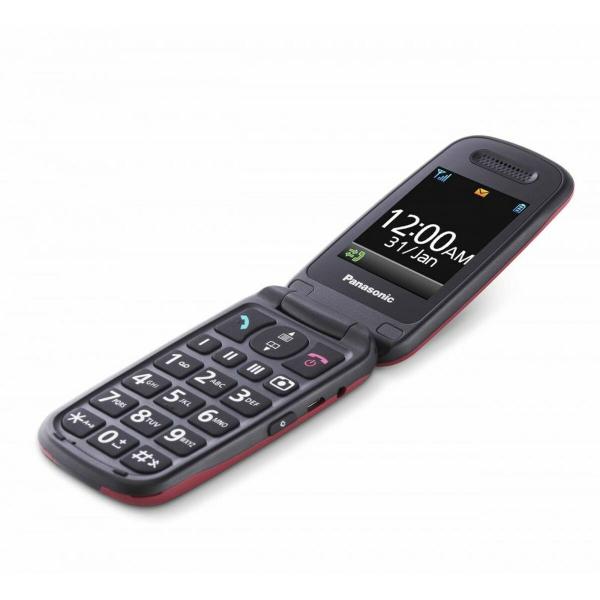 Telefone Telemóvel Panasonic KX-TU446EXR Vermelho Grená