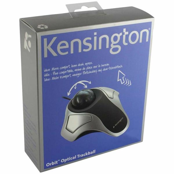Rato Ótico Trackball Kensington K64327EU Prateado