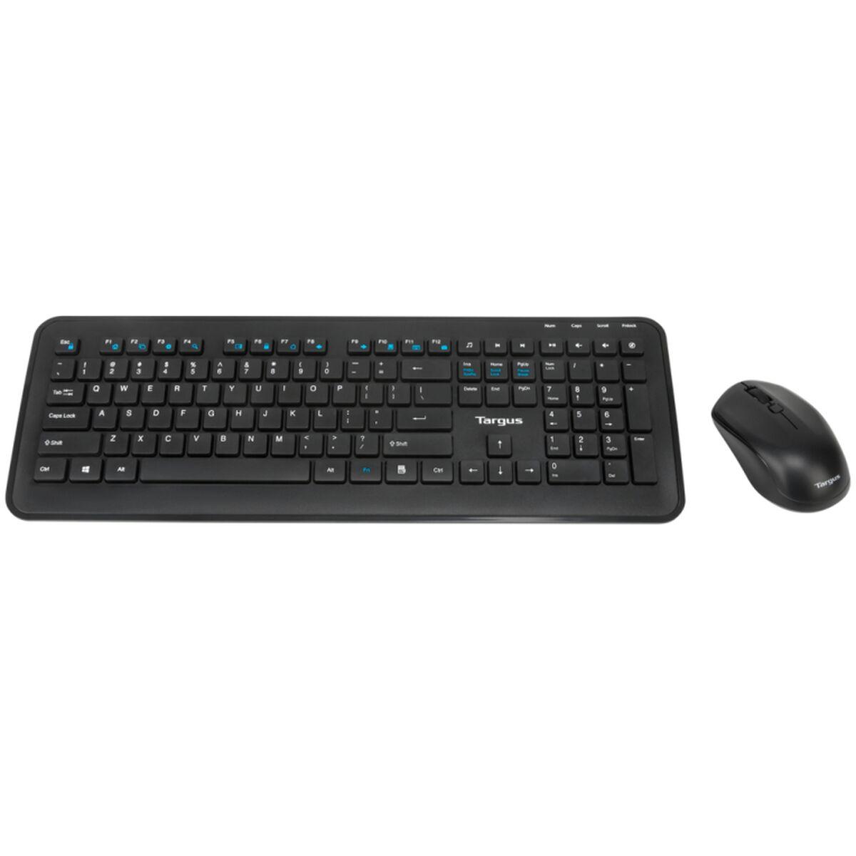 Teclado e Rato Targus AKM610ES Preto Qwerty espanhol