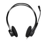 Auriculares com microfone Logitech 981-000100 Preto
