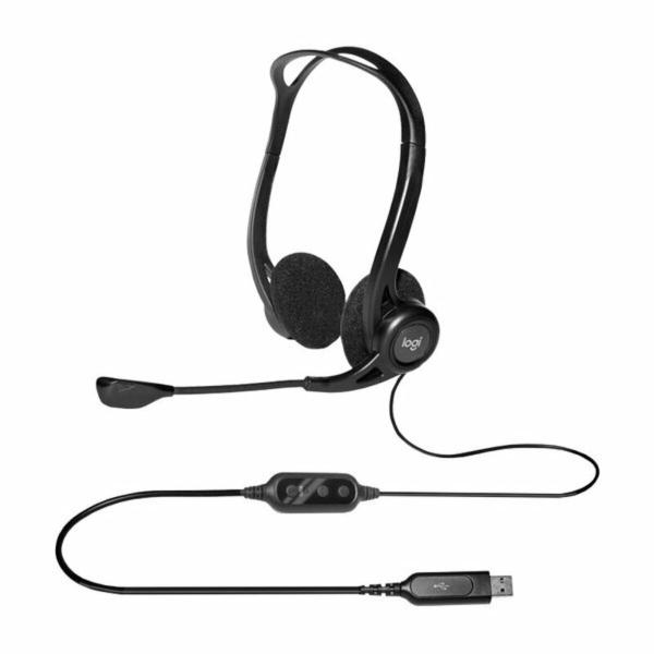 Auriculares com microfone Logitech 981-000100 Preto
