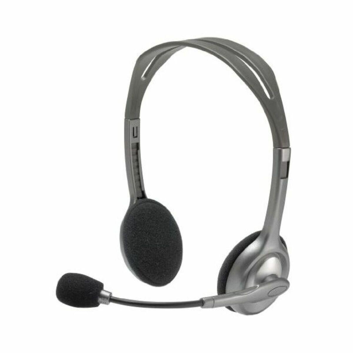 Auriculares com microfone Logitech 981-000271           2 x Jack 1,4 m