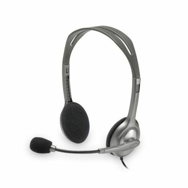 Auriculares com microfone Logitech 981-000271           2 x Jack 1,4 m