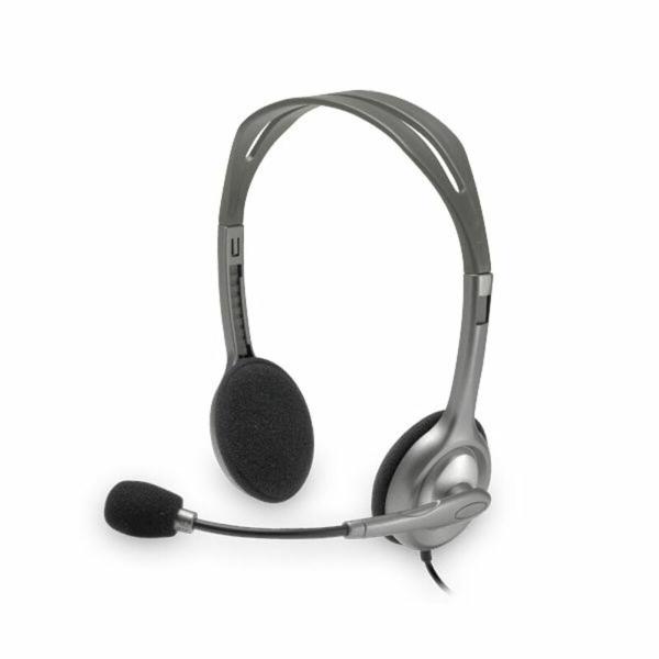 Auriculares com microfone Logitech 981-000271           2 x Jack 1,4 m