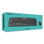 Teclado e Rato Logitech Wireless Combo MK330 Preto Qwerty US