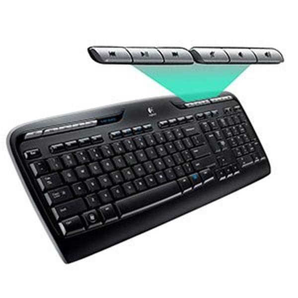 Teclado e Rato Logitech Wireless Combo MK330 Preto Qwerty US