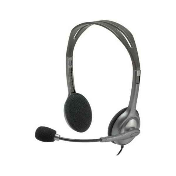 Auriculares com microfone Logitech 981-000593 Cinzento