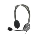 Auriculares com microfone Logitech 981-000593 Cinzento