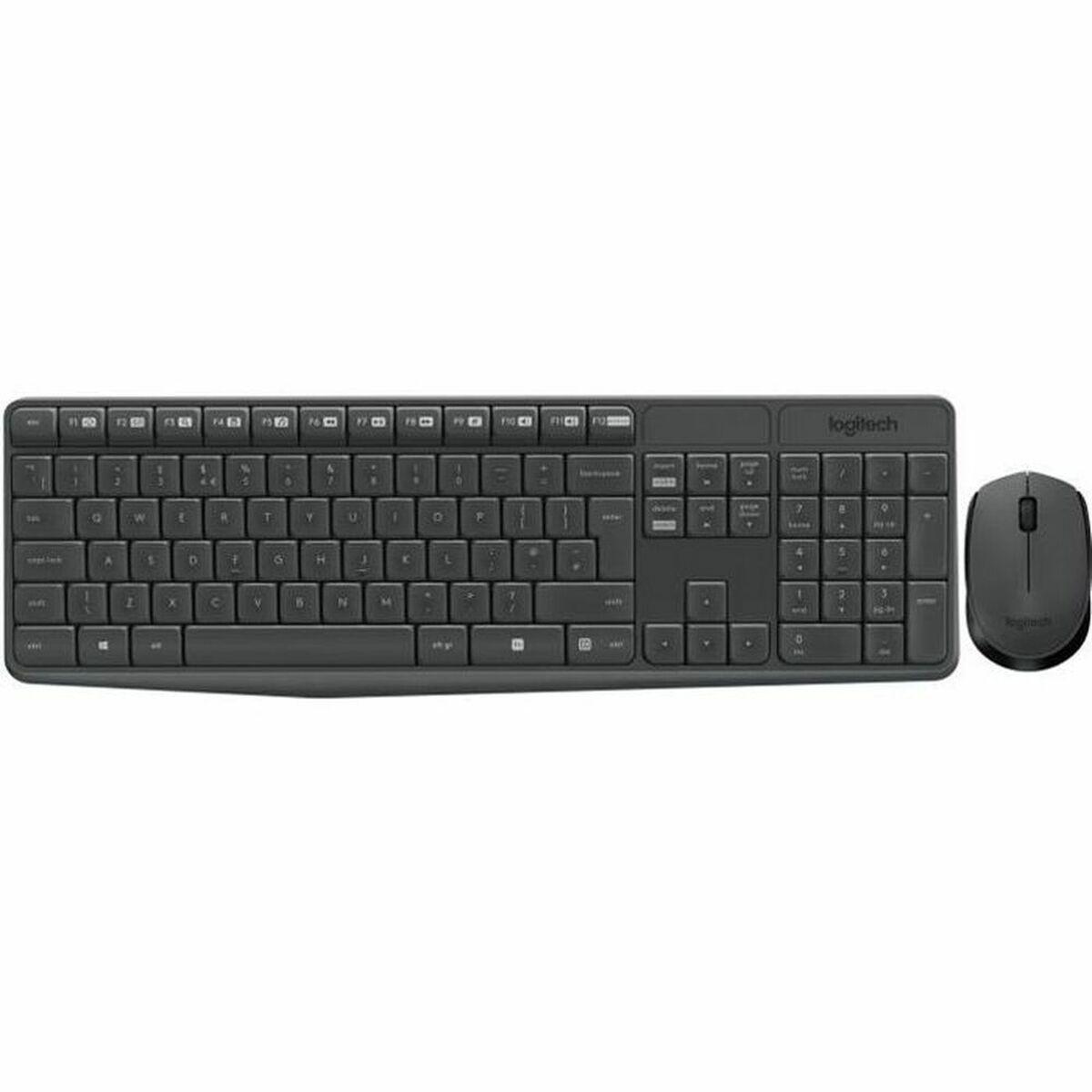 Teclado e Rato Logitech Francês AZERTY