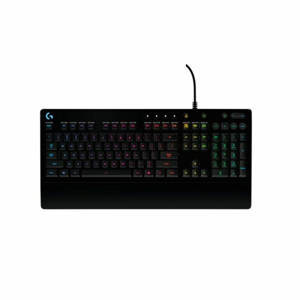 Teclado Gaming Logitech 920-008086 Preto QWERTY